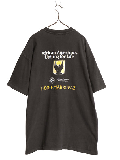 90s USA製 ★ アート イラスト プリント Tシャツ メンズ XL オールド シングルステッチ グラフィック 芸術 ヘビーウェイト 大きいサイズ 黒