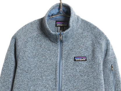 パタゴニア ベターセーター ジャケット レディース S 古着 20年製 アウトドア 裏起毛 フリース セーター フルジップ ブルゾン トップス 青