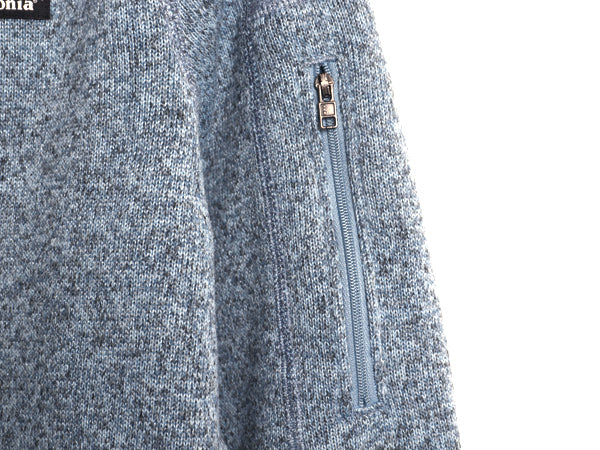 パタゴニア ベターセーター ジャケット レディース S 古着 20年製 アウトドア 裏起毛 フリース セーター フルジップ ブルゾン トップス 青