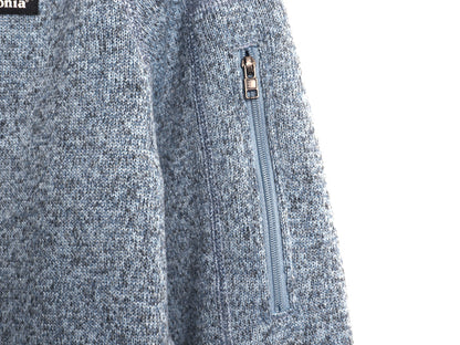 パタゴニア ベターセーター ジャケット レディース S 古着 20年製 アウトドア 裏起毛 フリース セーター フルジップ ブルゾン トップス 青