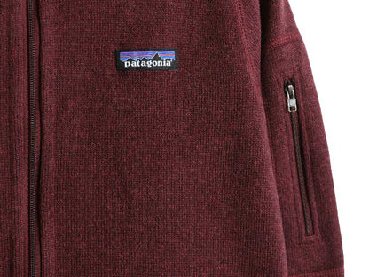 パタゴニア ベターセーター ジャケット レディース M 古着 20年製 アウトドア 裏起毛 フリース セーター フルジップ ブルゾン バーガンディ