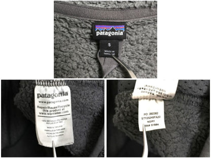パタゴニア ロスガトス フード プルオーバー レディース S 20年製 ハイ パイル フリース ジャケット ハーフジップ ハイネック パーカー 灰