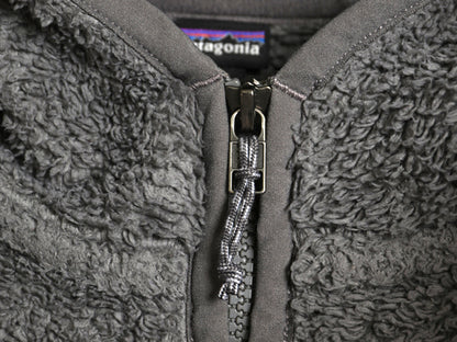 パタゴニア ロスガトス フード プルオーバー レディース S 20年製 ハイ パイル フリース ジャケット ハーフジップ ハイネック パーカー 灰