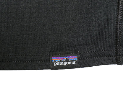 パタゴニア キャプリーン 長袖 Tシャツ メンズ L / 15年製 アウトドア ロンT ハイネック ハーフジップ ストレッチ インナー カットソー 黒