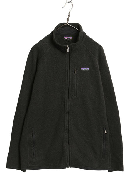 パタゴニア ベターセーター ジャケット メンズ XL 古着 15年製 フリース セーター フルジップ ブルゾン アウトドア 裏起毛 大きいサイズ 黒