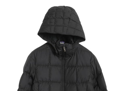 パタゴニア ダウン ウィズ イット ジャケット レディース XS / 14年製 600フィル ナイロン パーカー ブルゾン キルティング フルジップ 黒