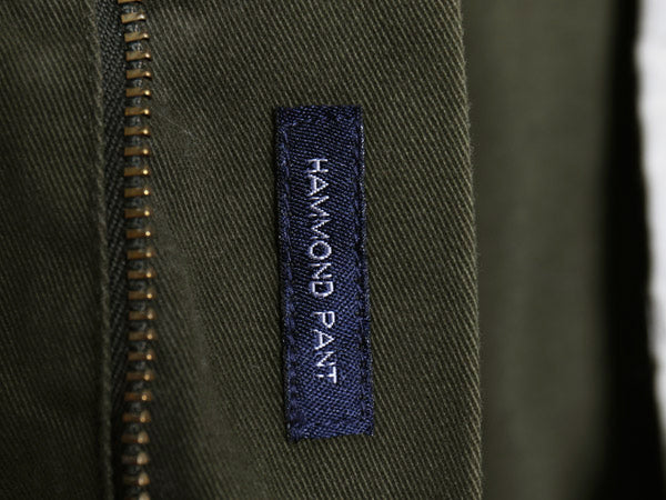 90s ポロ ラルフローレン チノ パンツ メンズ 36 32 オールド HAMMOND PANT コットン スラックス ツータック ストレート 裾ダブル オリーブ