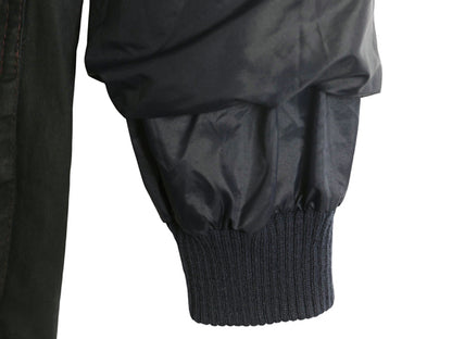 90s イギリス製 ★ バブアー ビデイル オイルド ジャケット メンズ M 古着 オールド ハーフ コート アウトドア 3ワラント ハンティング 紺