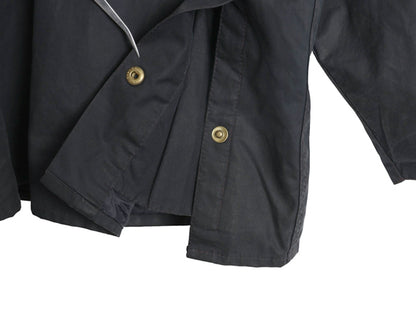 90s イギリス製 ★ バブアー ビデイル オイルド ジャケット メンズ M 古着 オールド ハーフ コート アウトドア 3ワラント ハンティング 紺