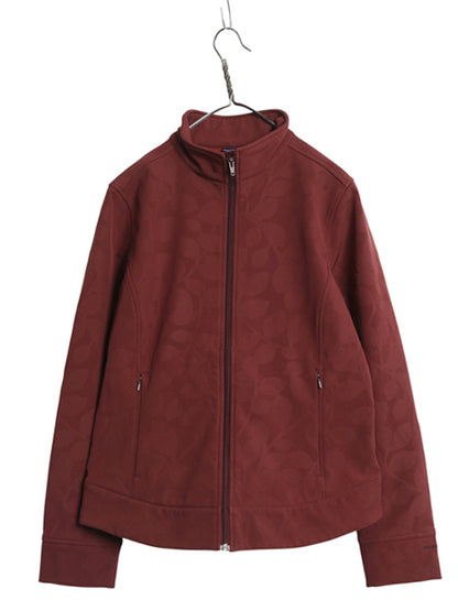 パタゴニア デミタス ジャケット レディース L / 古着 11年製 総柄 ソフトシェル ストレッチ フルジップ フリース ライナー付き ジャンパー