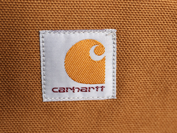 デッドストック US企画 カーハート 中綿 ダック ベスト メンズ XL ナイロン キルティング ライナー 重ね着 前開き ワーク 大きいサイズ 茶