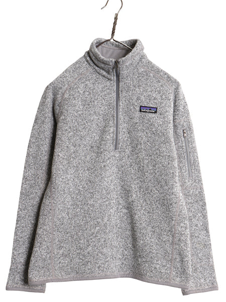 パタゴニア ベターセーター ハーフジップ レディース M 15年製 フリース セーター アウトドア 裏起毛 プルオーバー ブルゾン ジャケット 灰