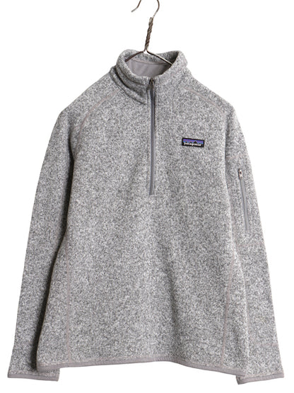 パタゴニア ベターセーター ハーフジップ レディース M 15年製 フリース セーター アウトドア 裏起毛 プルオーバー ブルゾン ジャケット 灰