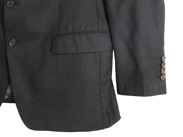 デッドストック ローレン ラルフローレン テーラード ジャケット メンズ L 程/ 新品 ポロ ブレザー スーツ ウール サマー 無地 きれいめ 灰