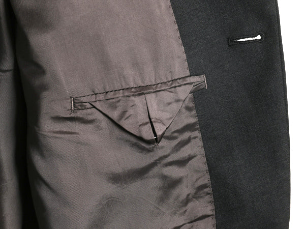 デッドストック ローレン ラルフローレン テーラード ジャケット メンズ L 程/ 新品 ポロ ブレザー スーツ ウール サマー 無地 きれいめ 灰