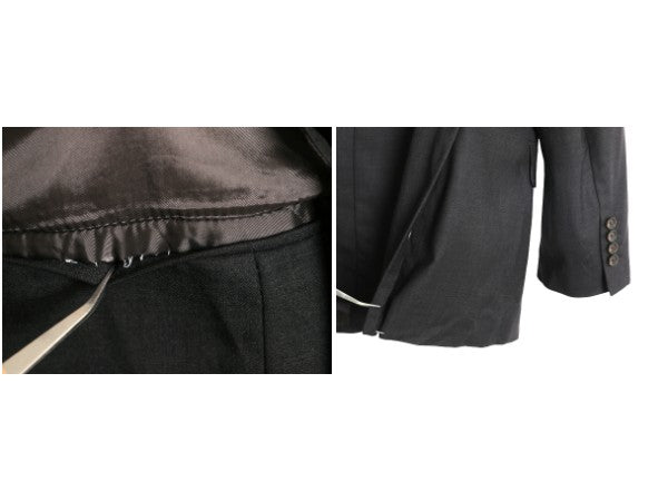 デッドストック ローレン ラルフローレン テーラード ジャケット メンズ L 程/ 新品 ポロ ブレザー スーツ ウール サマー 無地 きれいめ 灰