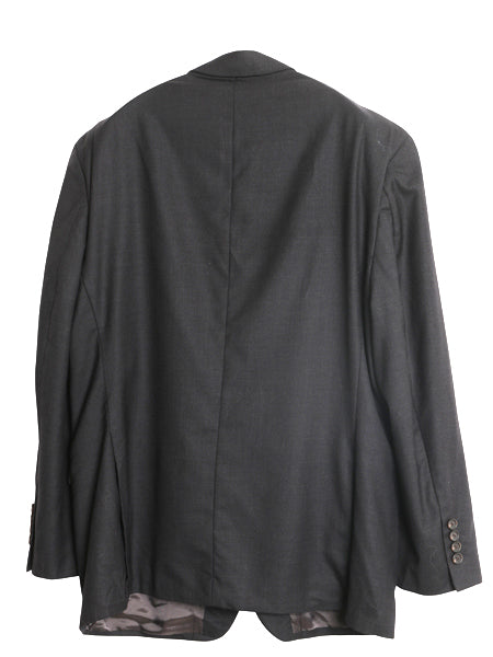 デッドストック ローレン ラルフローレン テーラード ジャケット メンズ L 程/ 新品 ポロ ブレザー スーツ ウール サマー 無地 きれいめ 灰