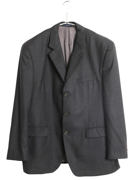 デッドストック ローレン ラルフローレン テーラード ジャケット メンズ L 程/ 新品 ポロ ブレザー スーツ ウール サマー 無地 きれいめ 灰