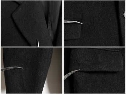 00s USA製 JG HOOK チェスター コート メンズ M 程 オールド ウール カシミヤ 混 フィールド ロングコート フィールド テーラード トラッド