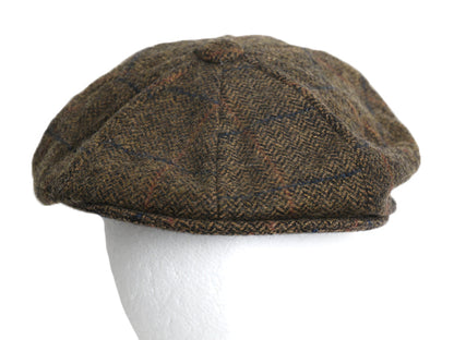 エポック ツイード ウール キャスケット メンズ レディース L 程/ 古着 帽子 キャップ ヘリンボーン ハンチング ニュースボーイ 防寒 秋 冬