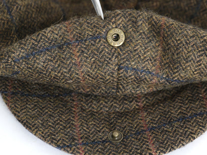 エポック ツイード ウール キャスケット メンズ レディース L 程/ 古着 帽子 キャップ ヘリンボーン ハンチング ニュースボーイ 防寒 秋 冬