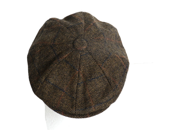 エポック ツイード ウール キャスケット メンズ レディース L 程/ 古着 帽子 キャップ ヘリンボーン ハンチング ニュースボーイ 防寒 秋 冬