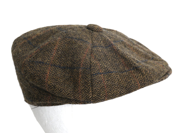 エポック ツイード ウール キャスケット メンズ レディース L 程/ 古着 帽子 キャップ ヘリンボーン ハンチング ニュースボーイ 防寒 秋 冬