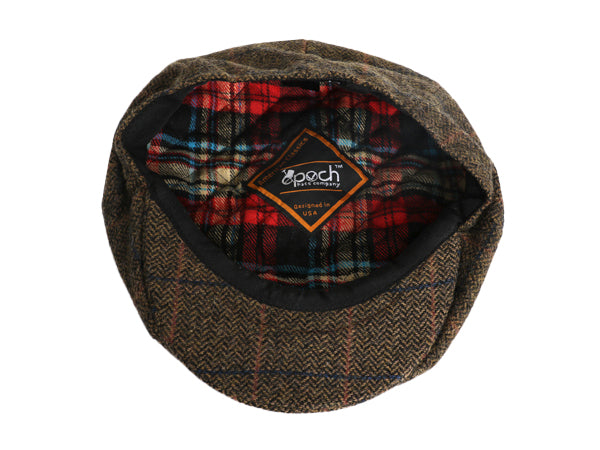 エポック ツイード ウール キャスケット メンズ レディース L 程/ 古着 帽子 キャップ ヘリンボーン ハンチング ニュースボーイ 防寒 秋 冬