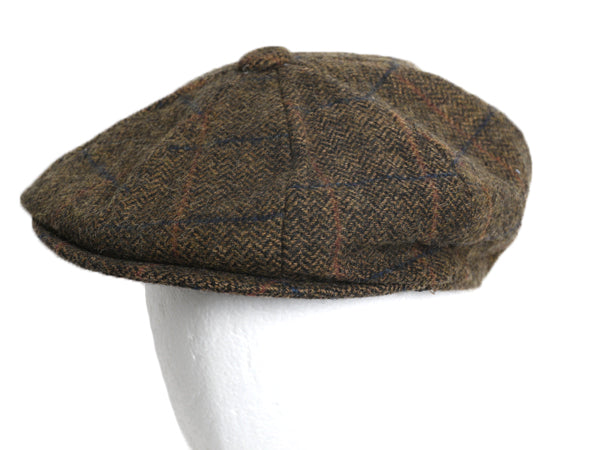 エポック ツイード ウール キャスケット メンズ レディース L 程/ 古着 帽子 キャップ ヘリンボーン ハンチング ニュースボーイ 防寒 秋 冬