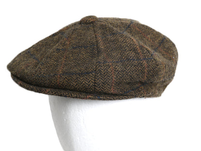 エポック ツイード ウール キャスケット メンズ レディース L 程/ 古着 帽子 キャップ ヘリンボーン ハンチング ニュースボーイ 防寒 秋 冬