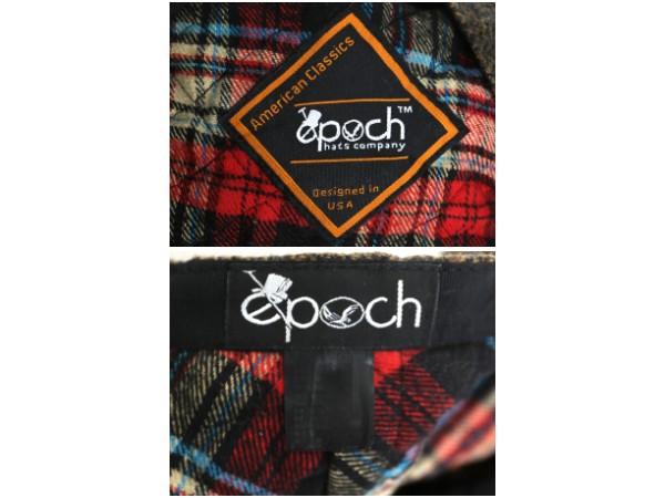 エポック ツイード ウール キャスケット メンズ レディース L 程/ 古着 帽子 キャップ ヘリンボーン ハンチング ニュースボーイ 防寒 秋 冬