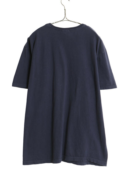 90s ポロ ラルフローレン 半袖 Tシャツ メンズ L / オールド コットン ワンポイント カットソー シンプル トップス クルーネック ネイビー