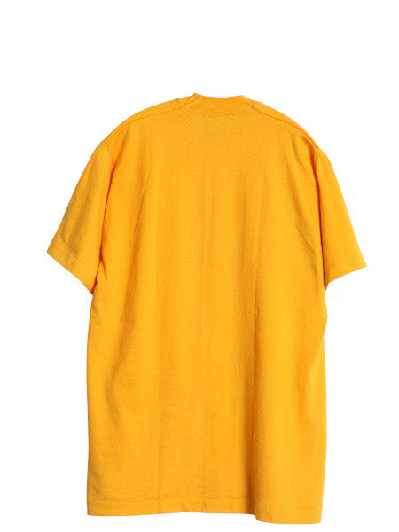 デッドストック 90s USA製 フルーツオブザルーム 無地 半袖 Tシャツ メンズ L / 新品 シングルステッチ カットソー トップス ブランク 黄 