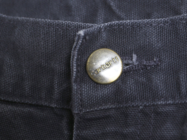 US企画 カーハート ウォッシュド ダック ペインター パンツ メンズ 31 30 / ワーク ストレート ヘビーウェイト ボトムス ネイビー ゆったり
