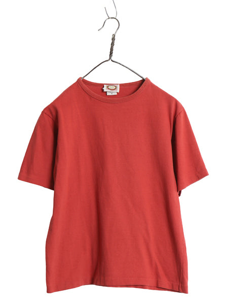 80s USA製 バナナリパブリック 半袖 Tシャツ レディース S 古着 ヴィンテージ 当時物 無地 コットン シングルステッチ ボックス カットソー