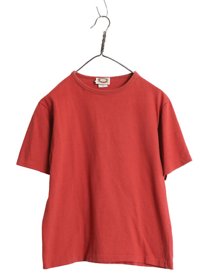 80s USA製 バナナリパブリック 半袖 Tシャツ レディース S 古着 ヴィンテージ 当時物 無地 コットン シングルステッチ ボックス カットソー