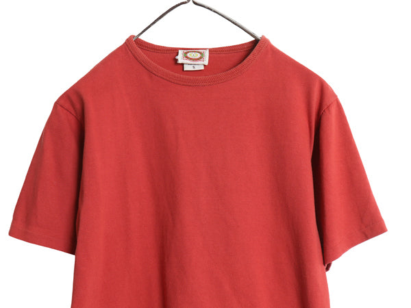 80s USA製 バナナリパブリック 半袖 Tシャツ レディース S 古着 ヴィンテージ 当時物 無地 コットン シングルステッチ ボックス カットソー