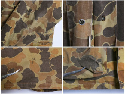 80s USA製 エルエルビーン ゴアテックス ダックハンター 迷彩 ジャケット メンズ S ヴィンテージ アウトドア ハンティング カモ フルジップ