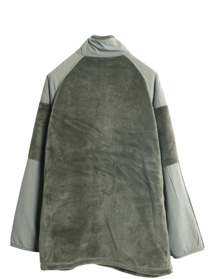 民間 ECWCS GEN3 フルジップ フリース ジャケット LARGE REGULAR 古着 ミリタリー アーミー レベル3 ジャンパー フォリッジ グリーン 毛足