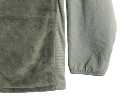 民間 ECWCS GEN3 フルジップ フリース ジャケット LARGE REGULAR 古着 ミリタリー アーミー レベル3 ジャンパー フォリッジ グリーン 毛足