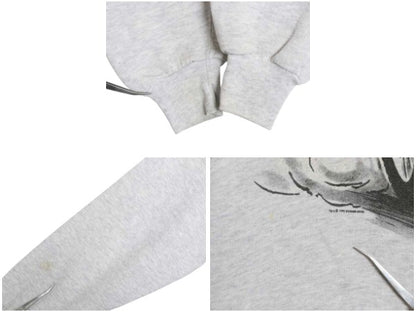 90s USA製 ワーナー トゥイーティー プリント スウェット メンズ レディース M オールド キャラクター イラスト トレーナー 裏起毛 グレー