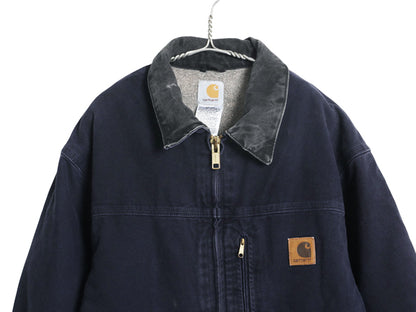 US企画 カーハート リッジ コート メンズ XL / 裏ボア パイル フリース フルジップ ダック ジャケット ブルゾン ワーク 廃盤 大きいサイズ 