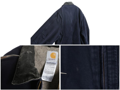 US企画 カーハート リッジ コート メンズ XL / 裏ボア パイル フリース フルジップ ダック ジャケット ブルゾン ワーク 廃盤 大きいサイズ 