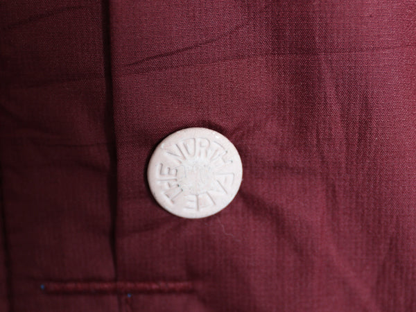 ノースフェイス ハーフジップ 総柄 フリース ジャケット メンズ M / アウトドア ナイロン 切替 ブルゾン ハイネック プルオーバー ツートン