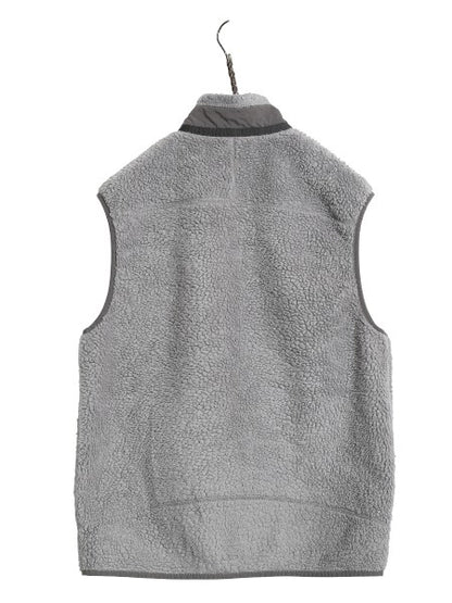 パタゴニア クラシック レトロX フリース ベスト メンズ M / 古着 13年製 アウトドア パイル フルジップ ハイネック 重ね着 前開き グレー