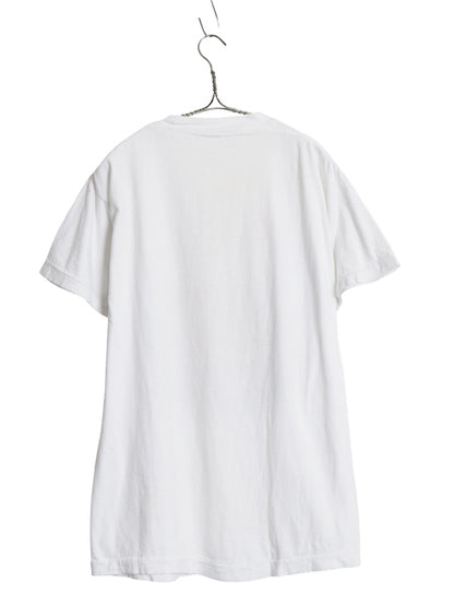 80s カリフォルニア レーズン プリント Tシャツ メンズ レディース L 程/ ヴィンテージ 企業 キャラクター イラスト シングルステッチ 白