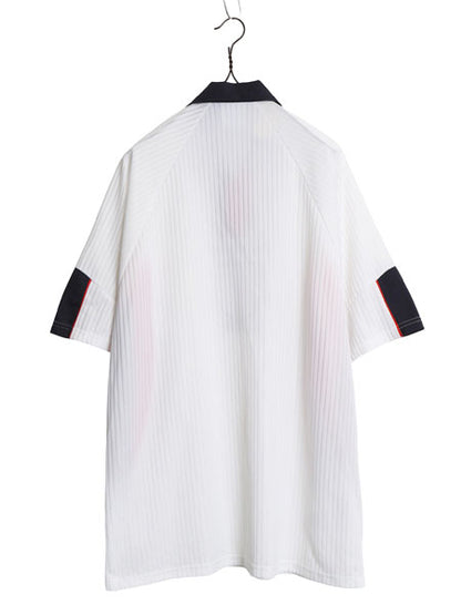 90s ☆ アンブロ イングランド代表 サッカー ユニフォーム メンズ XL オールド 97 98 99 当時物 フットボール シャツ ナショナル ホーム 白