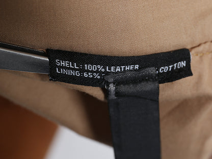 CORONADO LEATEHR 本革 レザー ホルスター ベスト メンズ XL / ハンドメイド テーラード 革ジャン コンチョ 大きいサイズ 前開き 重ね着 茶