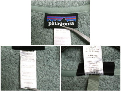 パタゴニア ベターセーター ジャケット レディース S 古着 14年製 フリース セーター フルジップ ブルゾン ハイネック アウトドア グリーン