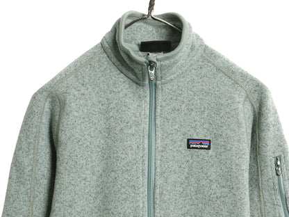 パタゴニア ベターセーター ジャケット レディース S 古着 14年製 フリース セーター フルジップ ブルゾン ハイネック アウトドア グリーン